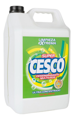 Cesco Desengrasante Multiusos Concentrado Biodegradable 5 Lt