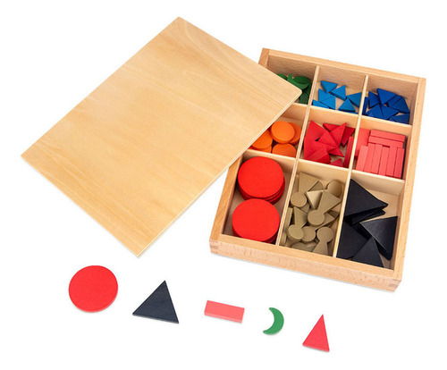 Material Didáctico Montessori De Madera Para Preescolar