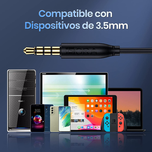 Audifonos Manos Libres Auriculares Con Microfonos In-ear Earbuds Accesorios Para Celulares 1hora Negro