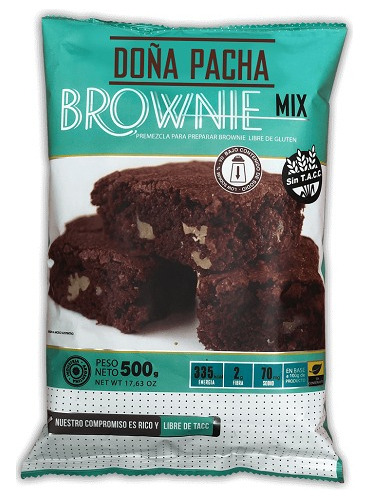 Premezcla Para Brownie Sin Tacc Doña Pacha 500 Gr Dietlanus