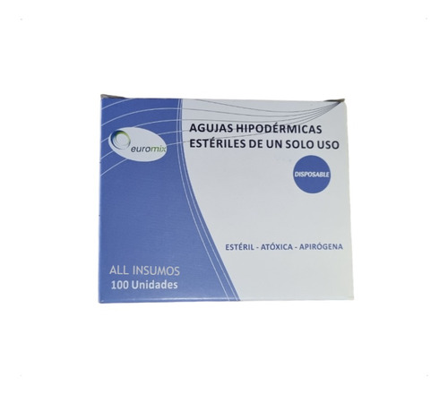 Aguja 30g 1/2 - 13/3 - HiPodérmica Descartable X200u 