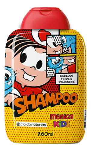 Shampoo Cabelos Finos E Delicados Mônica 260ml