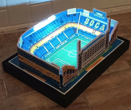 Estadio 3d Boca Juniors Con Luces Led Envio Gratis