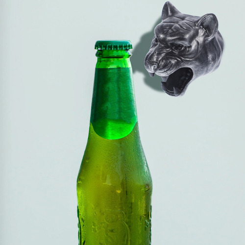 Abridor De Cerveza Con Imán Para Nevera, Abrebotellas De Cer