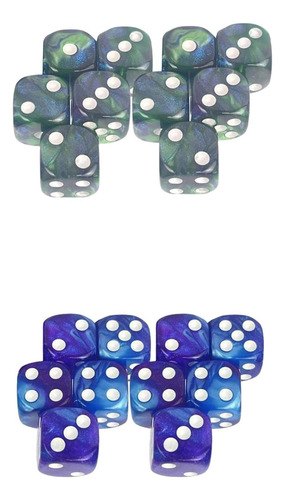 10 Uds. Juego De Dados De Dibujos Animados D6 Juego De Mesa