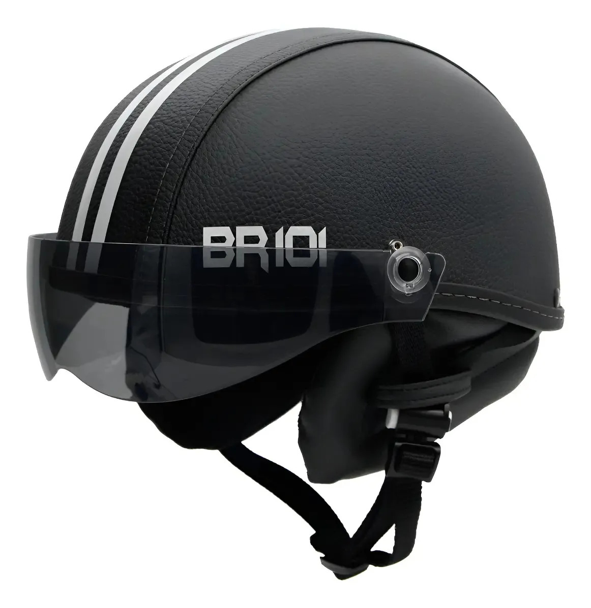 Capacete Bike Coquinho Scooter Elétrica Skate Patins Premium Cor Viseira Fume Tamanho P - Veste 55/56