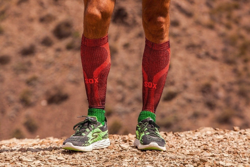 Medias Sox Compresion Graduada Pie Doble Capa Running Trekking Deportivas