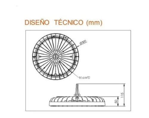 Imagen 3 de 7 de Campana De Led Highbay Ledvance Osram 200w Luz Fria