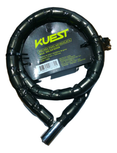 Kuest ESL121200N Color Negro Linga Para Bicicleta Cable De Acero