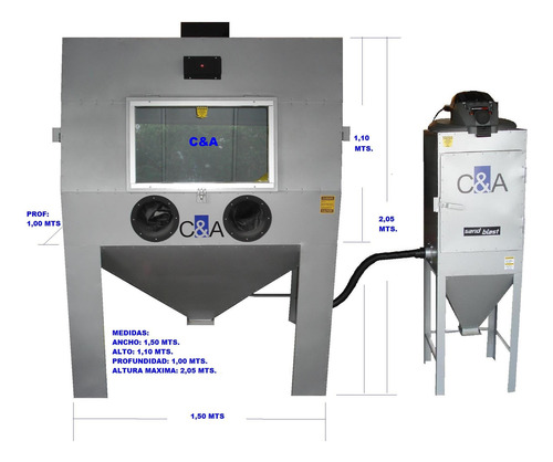 Fabricacion De Cabinas Y Tolvas Para Sandblasting C & A