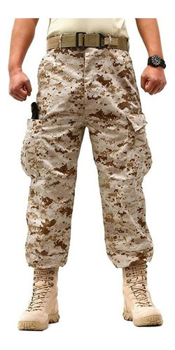 Overoles Tacticos De Camuflaje Casual Para Hombre, Pantalone