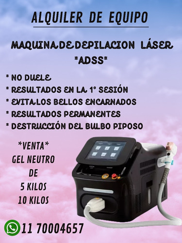 Maquina De Depilación Laser Adss Portátil 