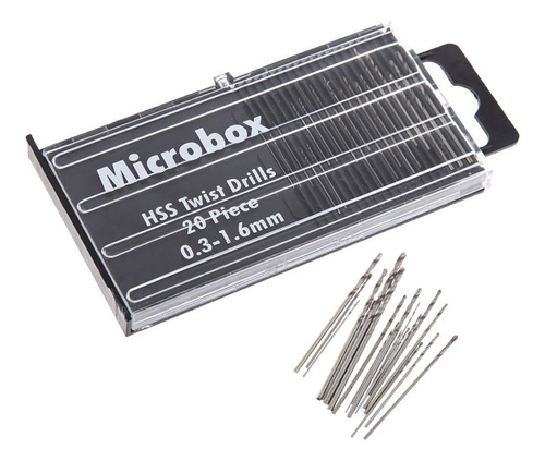 20pcs 0.3-1.6mm Shank Mini Micro Drill Bit Set Twist Dr...