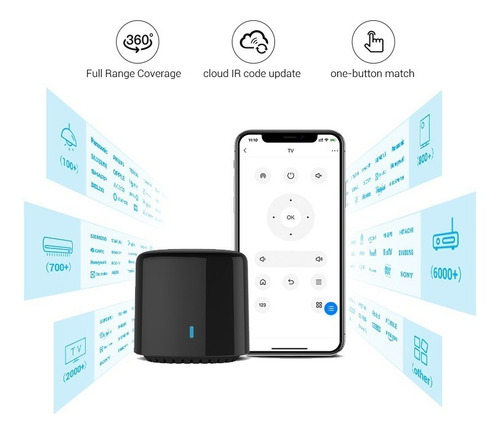 Remoto Univ Bestcon Rm4cmini - Ir, Comp. Alexa, Siri, Google