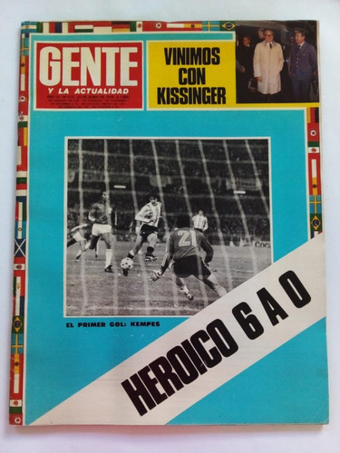 Revista Gente #674 Jun 1978 - Mundial Kissinger - U