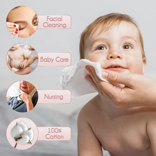 Toalla Facial Desechable 100% Algodón Toalla Facial Biodegra