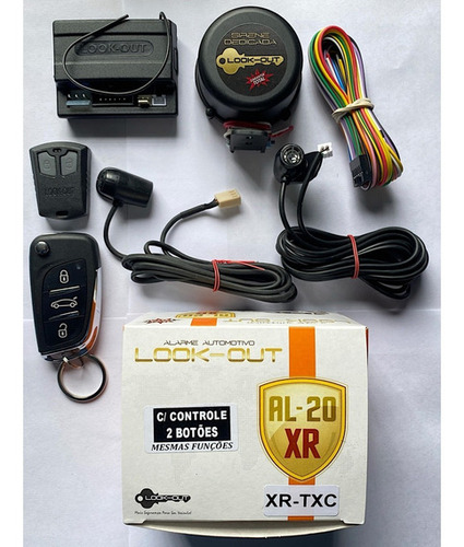 Alarme Automotivo Universal AL-20XR TXC Chave Canivete Premium