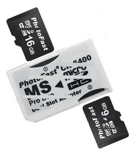 Adaptador Memory Stick Produo Doble Microsd Para Sony Psp 