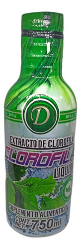 Clorofila Extracto Liquido 750 Ml Menta Mentol Natural