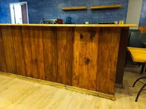 Comprar Barra Madera Pino Café Diseño Original Mesas Y Lámparas