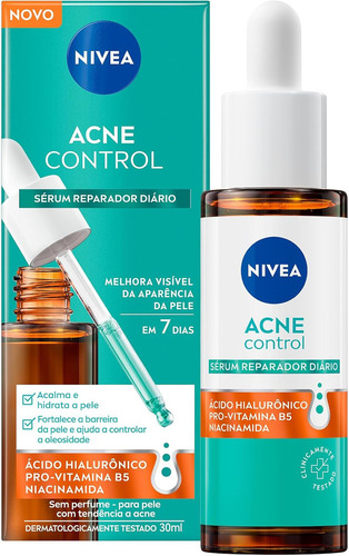 Nivea Sérum Reparador Diário Acne Control 30ml Hidrata