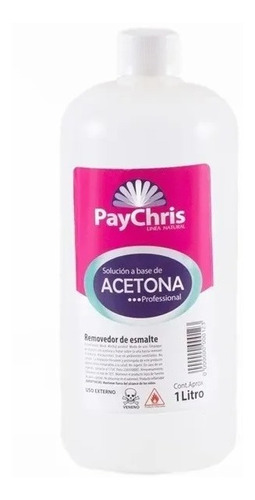 Paychris® Asetona 1000ml Para Uñas