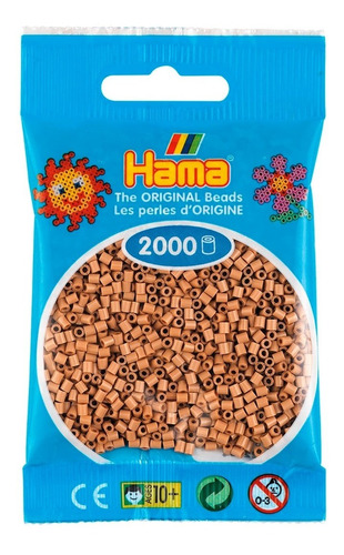 Hama Beads Mini Perler 2000 Unidades Color Canela Tan Pixel