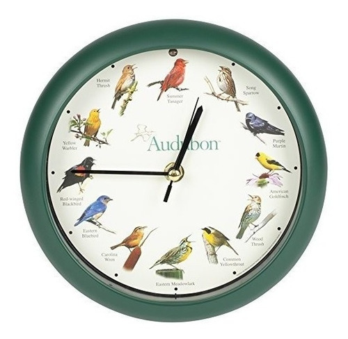 Mark Feldstein Associates Audubon Singing Bird Clock 8