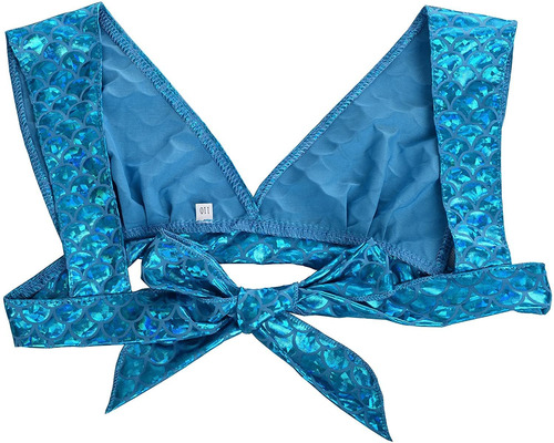 Traje De Baño Con Forma De Cola De Sirena Para Niñas
