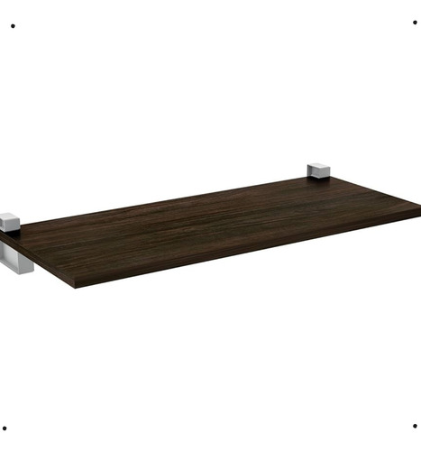 Prateleira Com Suporte Prata 1.5x20x60cm Compacta Prat-k