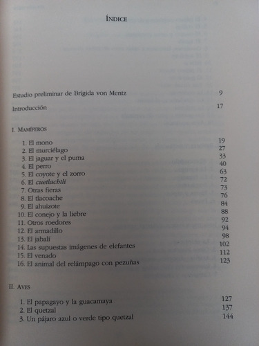 Las Imágenes De Animales En Ls Manuscritos Mexicanos Y Mayas (Usado)