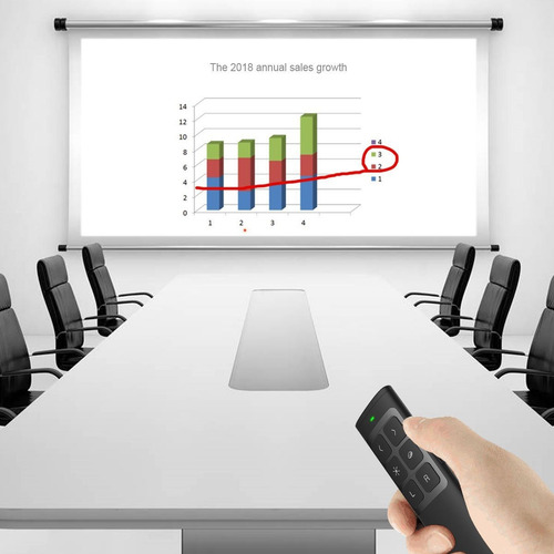 Presentador Puntero Laser Air Mouse Powerpoint Prezi Keynote