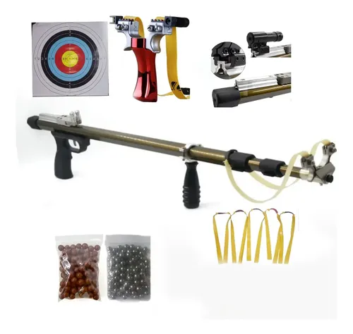 Resortera Tipo Rifle Y Resortera Profesional Pack | Envío gratis