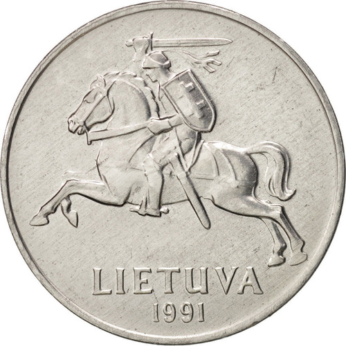 Moneda-  Lituania - 1991 - 2 Centas - Km 86 - S/c- Tesoros