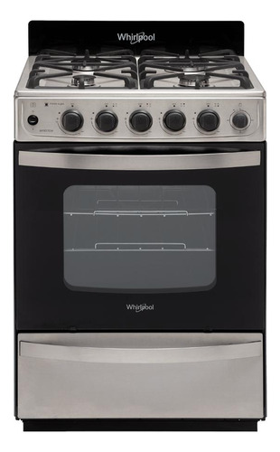 Cocina Whirlpool Multigas 56 Cm Inox Wfx57di