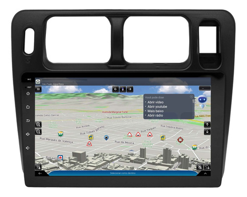 Multimidia Pajero Tr4 Android 14 2gb Carplay 9p Voz Qled