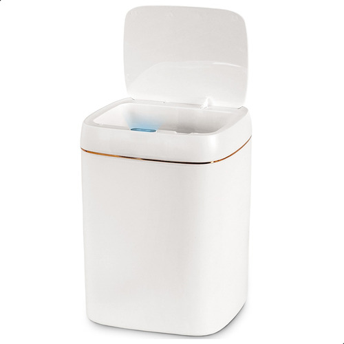 Lixeira Recarregavel Com Bateria Automatica Usb Com Sensor
