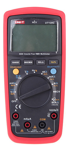 Multímetros Digitales Uni-t Ut139c True Rms