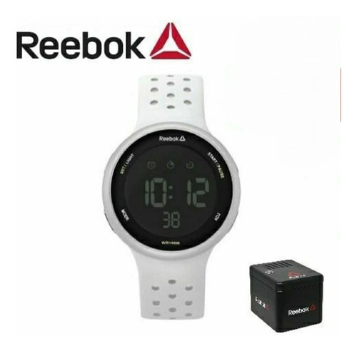 Reloj Reebok Element Digital Deportivo Blanco  Original