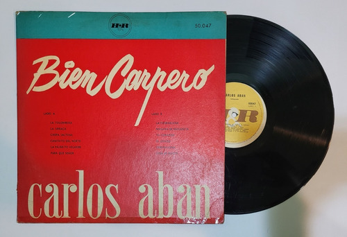 Carlos Aban Bien Carpero Vinilo Lp Hyr Folklore