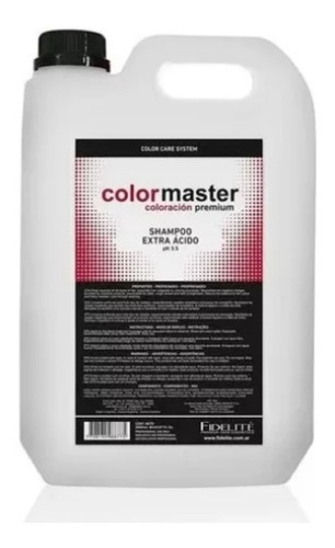 Fidelite Shampoo Extra Acido Colormaster X 5l