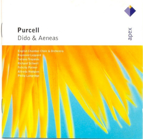 Cd  Henry Purcell     Dido And Aeneas     Edición Alemana