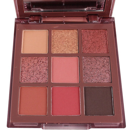 Sombras Nude Maquillaje De Ojos Mini Paleta 9 Tonos