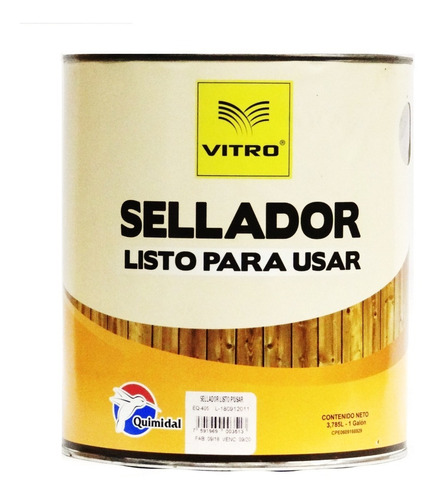 Sellador Vitro Listo Para Uso Galón