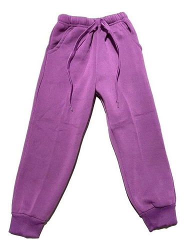Pack 3 Pantalones Jogger Buzo Invierno Con Polar Niña