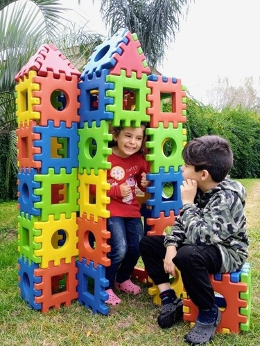 Bloques Encastres Didácticos. Rompecabezas Súper Gigante!