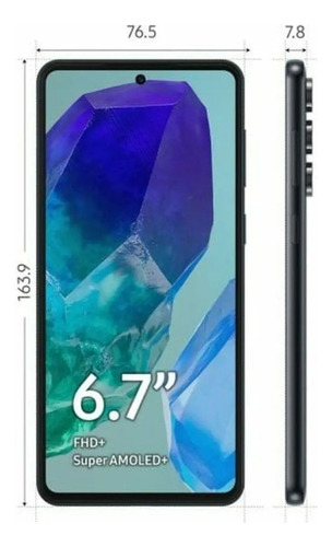 Samsung M55 5g Dual 256gb 8gb Ram 55mpx Nfc Mejor Que El A55 Azul Oscuro