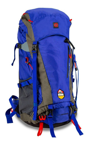 Mochila De Camping Swiss Brand 50 L Whindham Azul Viaje 