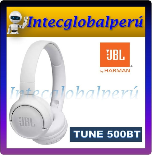 N Audífono Jbl Tune 500bt Multipunto Bluetooth White