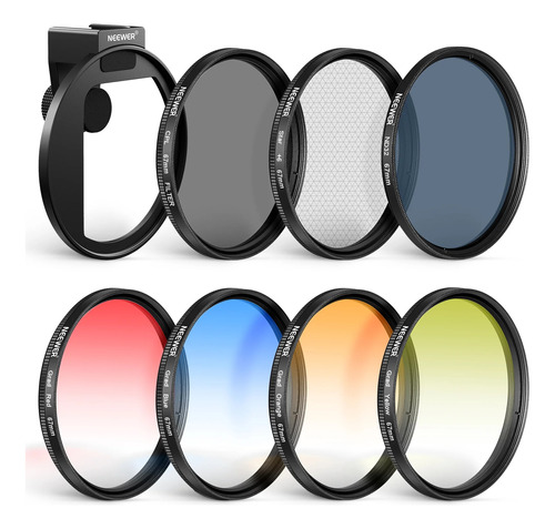 Filtro Lentes Clip Para Teléfono Camara Lentes 67mm Neewer